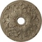 Ekena Millwork Jamie Ceiling Medallion (Canopies up to 3 7/8"), 23 5/8"OD x 3 7/8"ID x 2 1/8"P, Gobi Desert Crackle CM23JAGDC - alternate 1